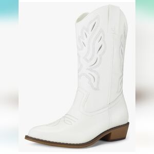 White Ankle Boots for Women